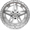 MFLOW OFFROAD MF01 MACHINED SILVER 17X9.0 5X127 -12 +71.5