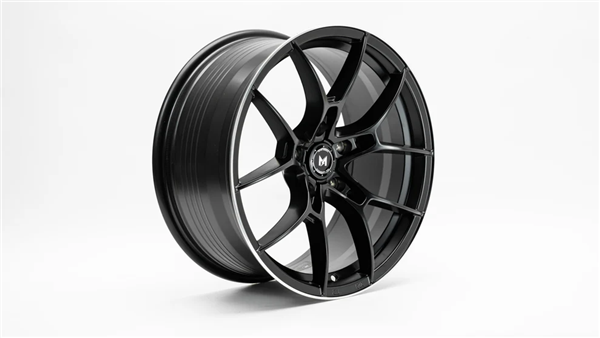 MFLOW MFR4 MATTE BLACK MACHINED TIP 18X8.5 5X114.3 +35 +73.1