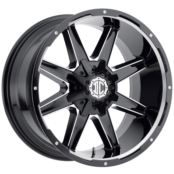 XTREME 2 CRAVE-NX17 MIDNIGHT BLACK/DC FACE/GS LIP 22X10 BLANK -25 +78.3 *6X135/6X5.5*