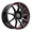 SPEC-1 RACING SP-67 GLOSS BLACK & RED LINE 17X7.0 4X100/4X4.5 +42 +73.1 *NC*
