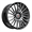 SPEC-1 RACING SP-68 GLOSS BLACK & MACHINED 17X7.5 5X4.75/5X4.5 +42 +73.1 *NC*