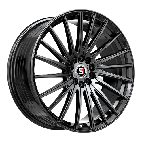 SPEC-1 RACING SP-68 GLOSS BLACK 17X7.5 5X4.25/5X4.5 +42 +73.1*NC*