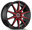 SPEC-1 RACING SP-51 GLOSS BLACK/RED 17X7.5 5X100/5X4.5 +42 +73.1