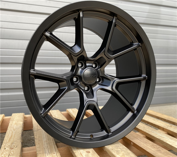 SR-6 MATTE BLACK 20X9.0 5X115 +10 +71.5 *AW*