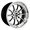 STR RACING-528 BLACK/MACHINE FACE 15X8.0 4X100/4X4.5+0