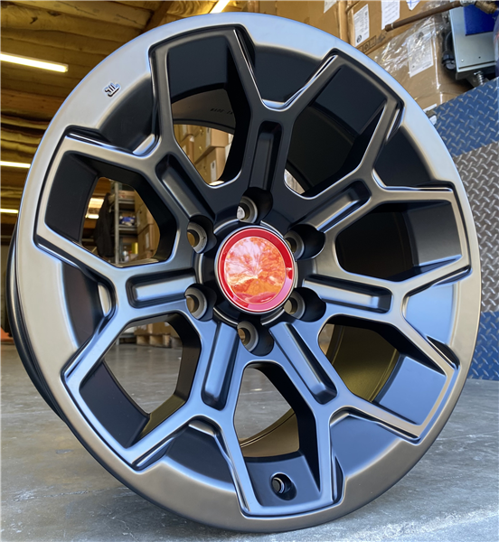 TR-8 MATTE BLACK 17X8.0 6X5.5 +5 +106.1