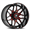 XF OFF-ROAD XF- 222 GLOSS BLACK & RED MILLED 22X12 8X165.1/8X170 -44 +125.2 *NC*