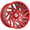 XF OFF-ROAD XF-229 ANODIZED RED & MILLED 20X10 6X135/6X5.5 -12 CB 106.4 *NC*