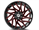 XF OFFROAD XF-229 GLOSS BLACK & RED MILLED 20X9 5X127/5X139.7 +0 78.1 *NC*