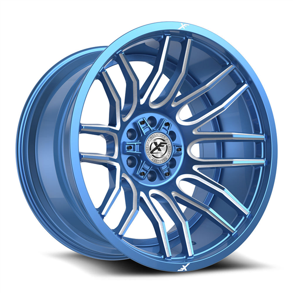 XF OFF-ROAD XF-232 ANODIZED BLUE & MILLED 20X10 6X135/6X5.5 -12 +106.4 *NC*