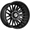 XF OFF-ROAD XF-234 GLOSS BLACK & BRUSHED DDT 20X9 6X135/6X5.5 +12 +106.4 *NC*