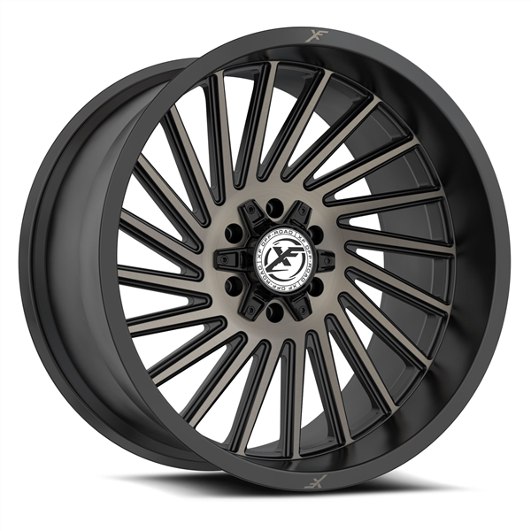 XF OFFROAD-XF239 SATIN BLACK MACHINED BRONZE 20X10 5X127/5X5.5 -24 +78.1